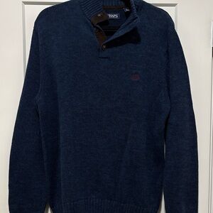 Chaps Men's Dark Blue Turtleneck Sweater
